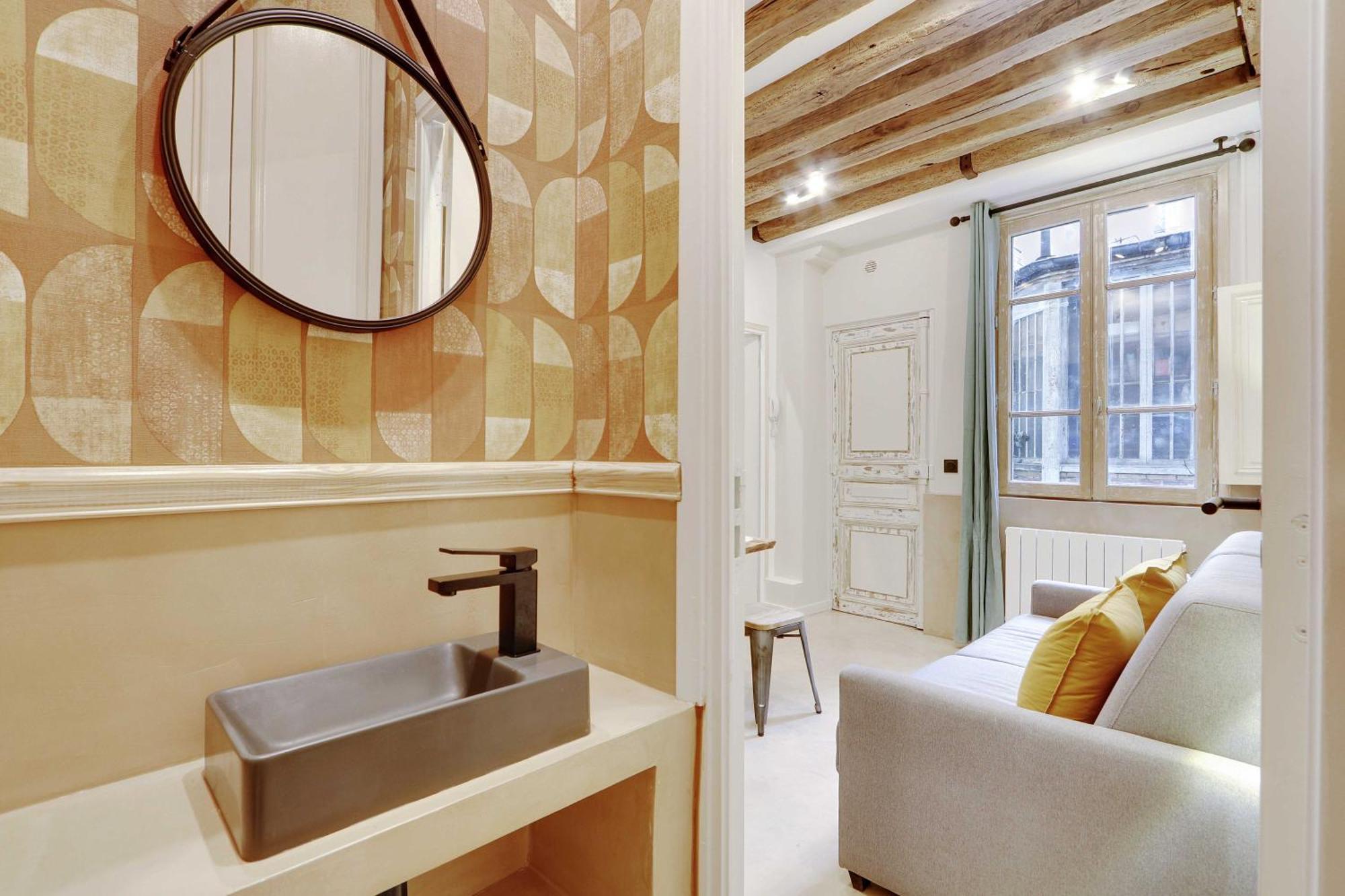 Authentic Apartment - 1Br-4P - Le Marais Paris Luaran gambar